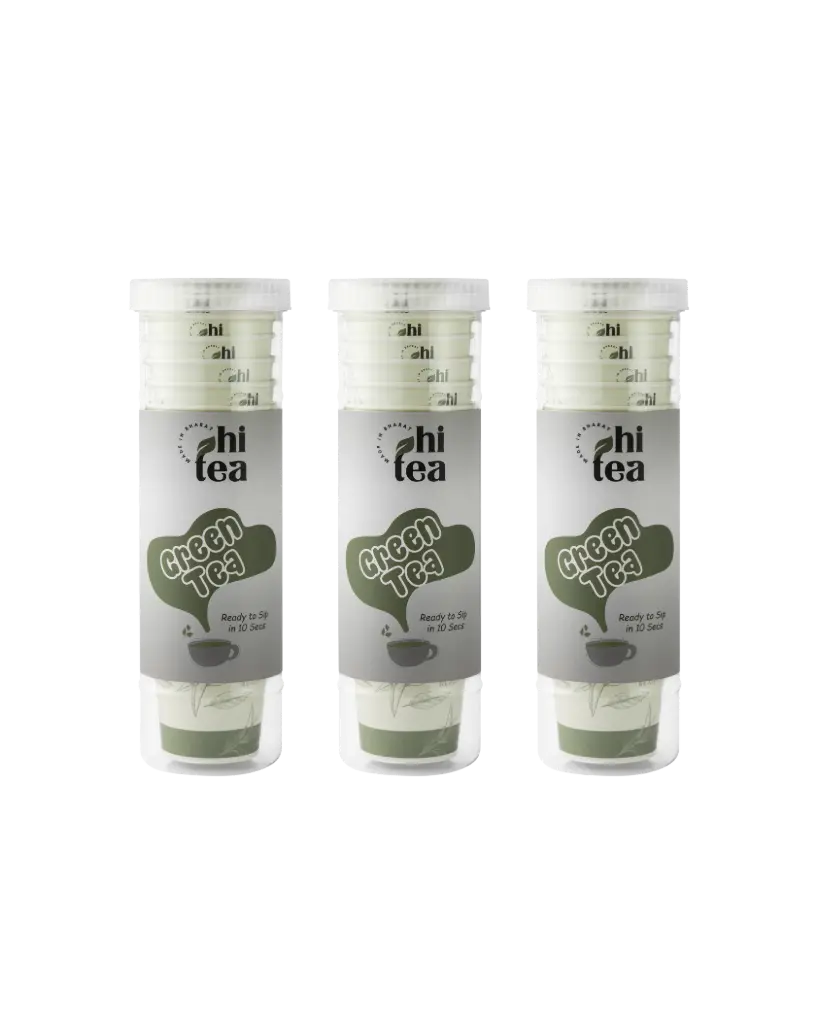 hitea Green Tea – 3 Jar Value Pack (45 Cups) | Save 10%