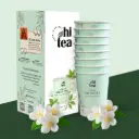Hi Tea Artisanal Jasmine Green Tea – Delicate, Floral & Aromatic Blend | Mood-Boosting & Soothing | 8 Instant Cups